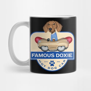 Doxie Hot Dog Car Mug